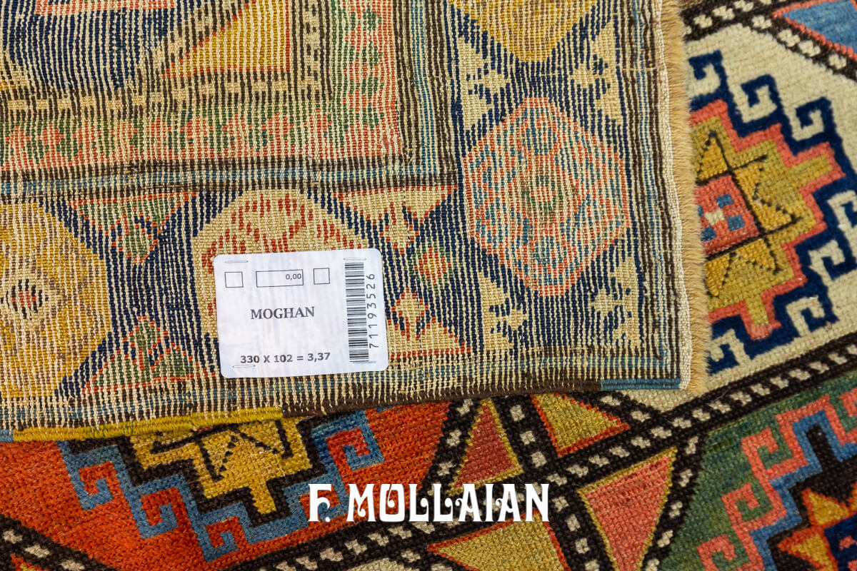 Caucasian Rug Moghan Multicolor Runner n°:71193526